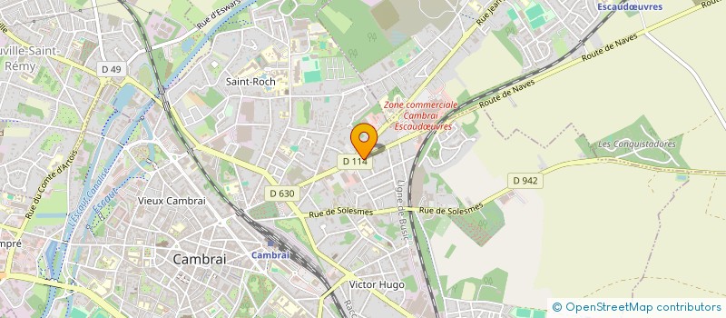 localisation de l'entreprise SCI BARRA à CAMBRAI