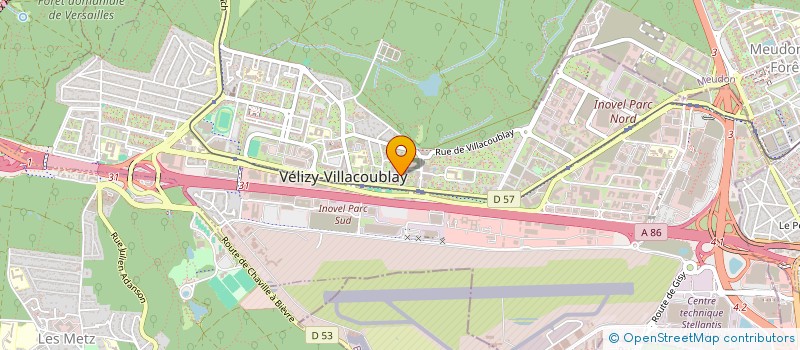 localisation de l'entreprise SCI BARRA  VELIZY-VILLACOUBLAY