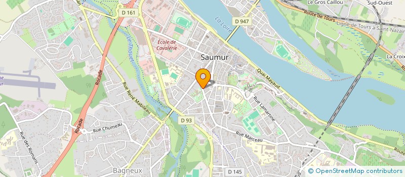 localisation de l'entreprise SCI BARRACHO LENOIR  SAUMUR