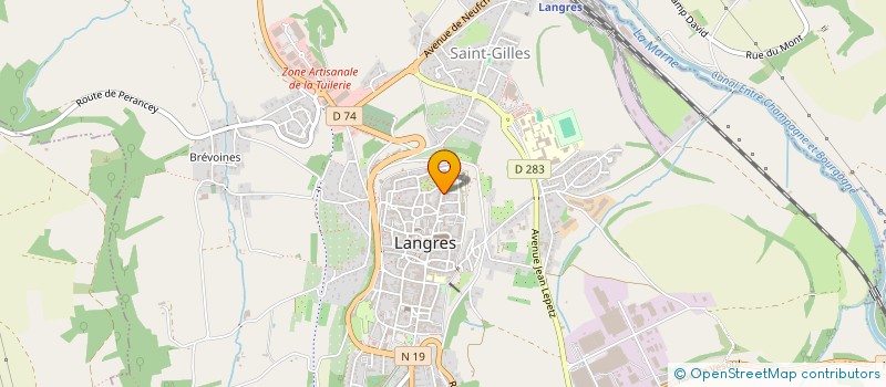 localisation de l'entreprise SCI BARRAL JCS ASSOCIES à LANGRES