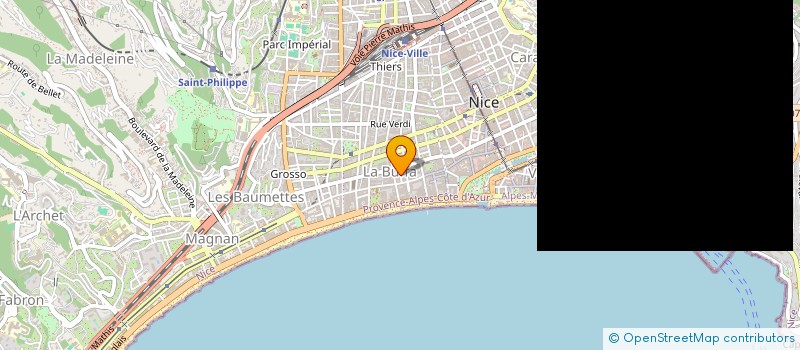 localisation de l'entreprise SCI BARRALIS à NICE