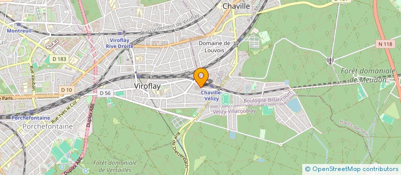 localisation de l'entreprise SCI BARRAT-DELATTRE  VIROFLAY