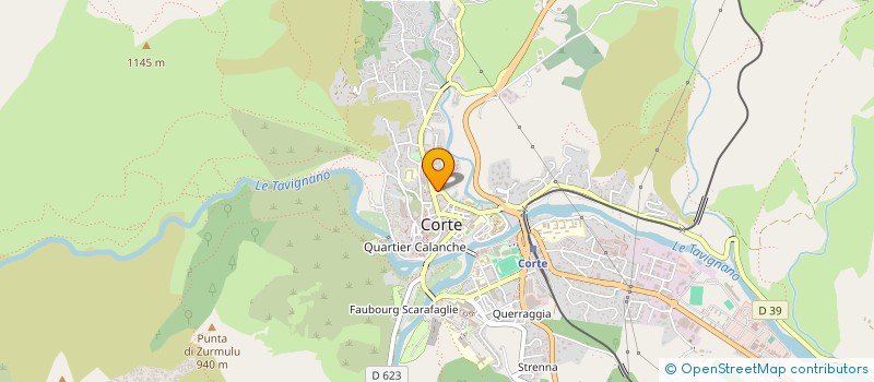 localisation de l'entreprise SCI BARRAU à CORTE