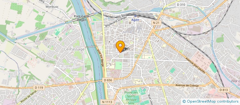 localisation de l'entreprise SCI BARRAUD 43  AGEN