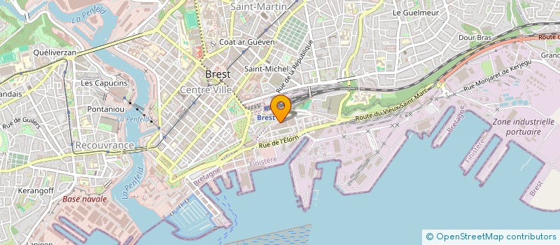 localisation de l'entreprise SCI BARRAULT  BREST