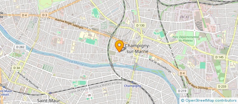 localisation de l'entreprise SCI BARRAULT à CHAMPIGNY-SUR-MARNE