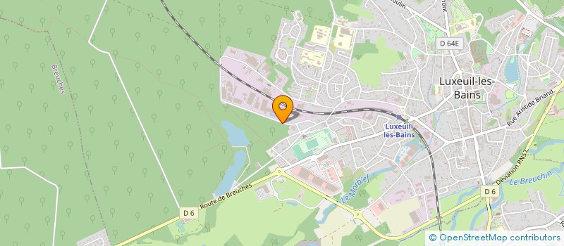 localisation de l'entreprise SCI BARREAU  LUXEUIL-LES-BAINS