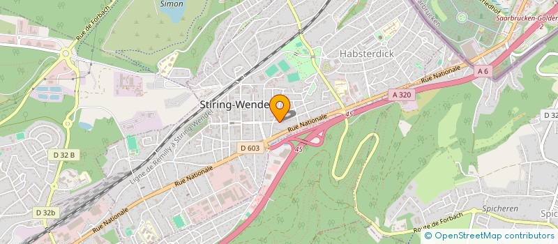 localisation de l'entreprise SCI BARREAUX CHOUMACHER UNO  STIRING-WENDEL