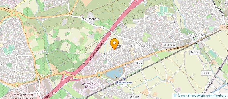 localisation de l'entreprise SCI BARREDO BOSSEVOT LE 18 à BAILLARGUES