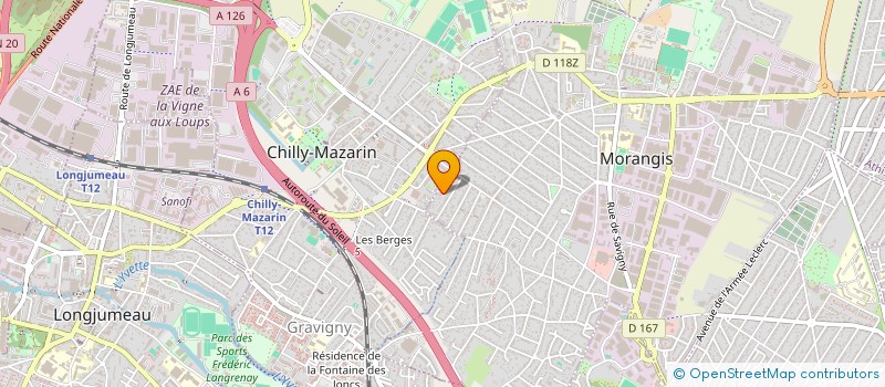 localisation de l'entreprise SCI BARREIRA GUESDES à MORANGIS