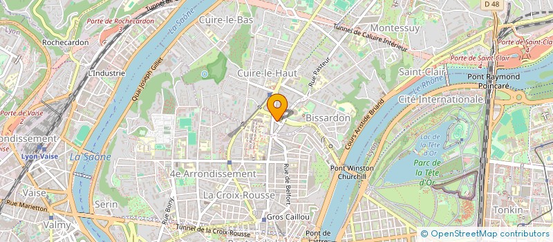 localisation de l'entreprise SCI BARREME  CALUIRE-ET-CUIRE