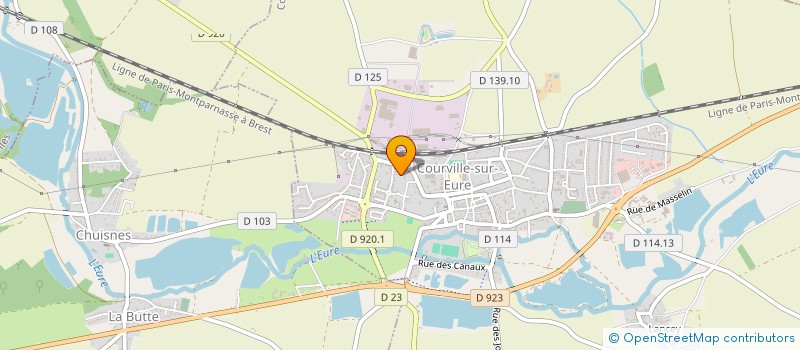 localisation de l'entreprise SCI BARRET à COURVILLE-SUR-EURE