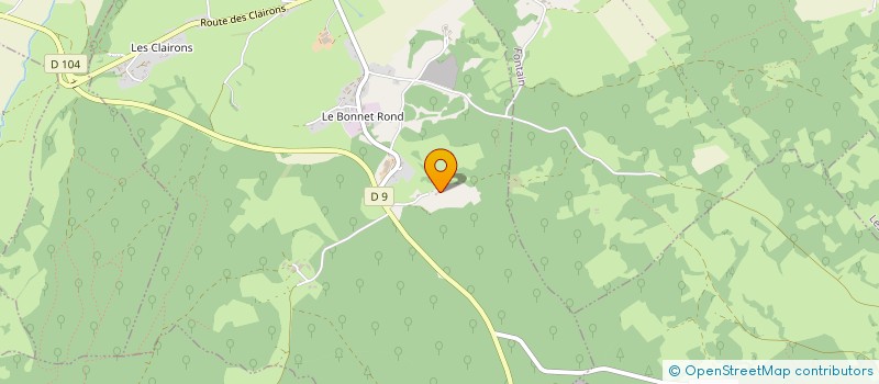 localisation de l'entreprise SCI BARRET  PUGEY