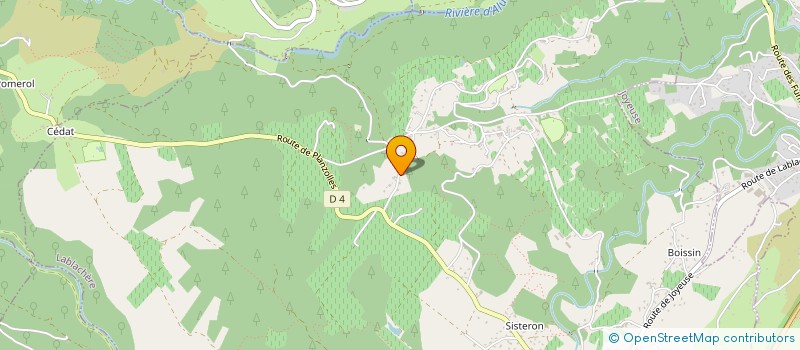 localisation de l'entreprise SCI BARRICAUDE  LABLACHERE