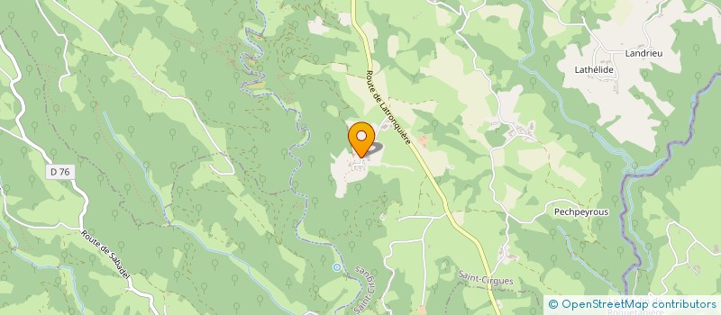 localisation de l'entreprise SCI BARRIE  LABASTIDE-DU-HAUT-MONT