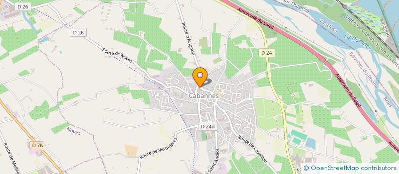 localisation de l'entreprise SCI BARRIOL  CABANNES