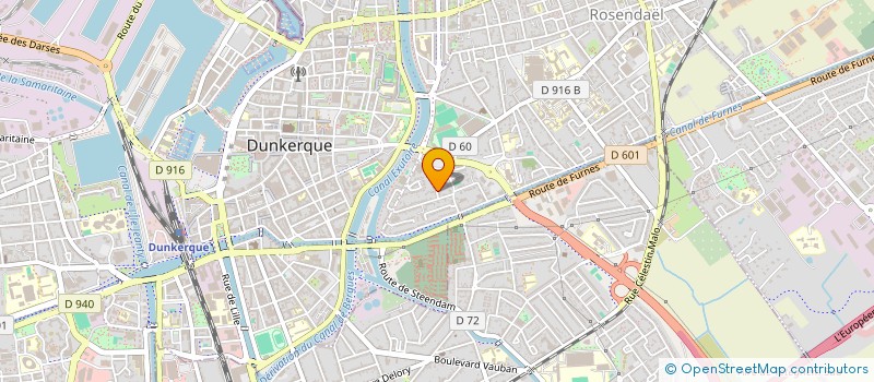 localisation de l'entreprise SCI BARRO à DUNKERQUE