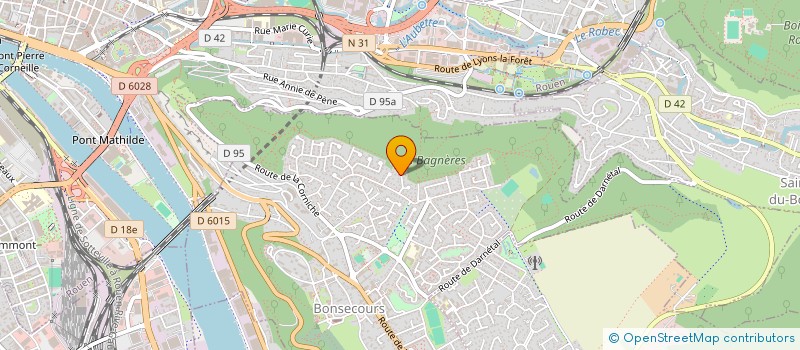 localisation de l'entreprise SCI BARROLLAND  BONSECOURS