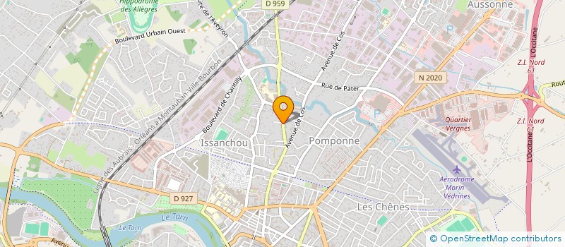 localisation de l'entreprise SCI BARROSO ARDUS  MONTAUBAN