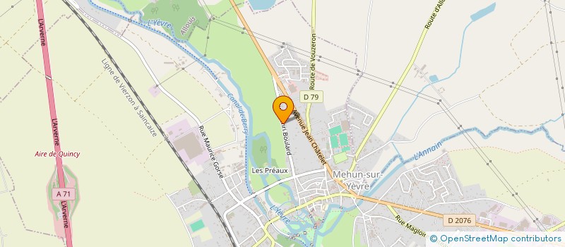 localisation de l'entreprise SCI BARROU  MEHUN-SUR-YEVRE