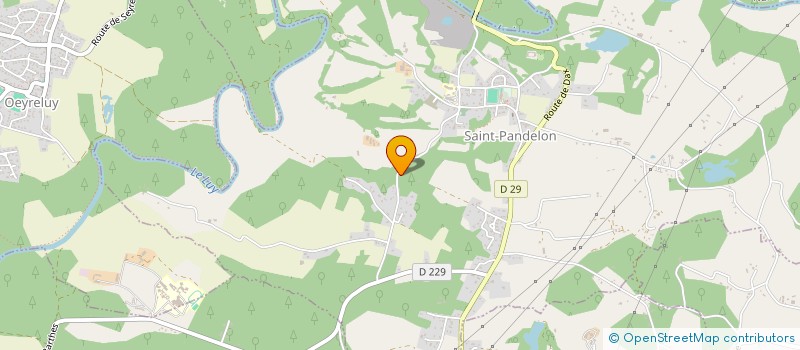 localisation de l'entreprise SCI BARROUILLET  SAINT-PANDELON