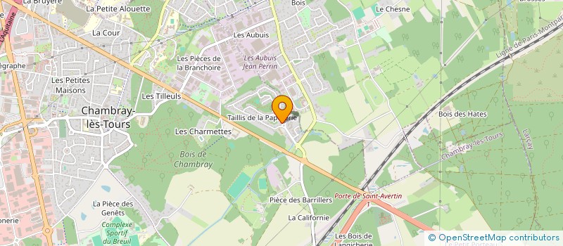 localisation de l'entreprise SCI BARROY  CHAMBRAY-LES-TOURS
