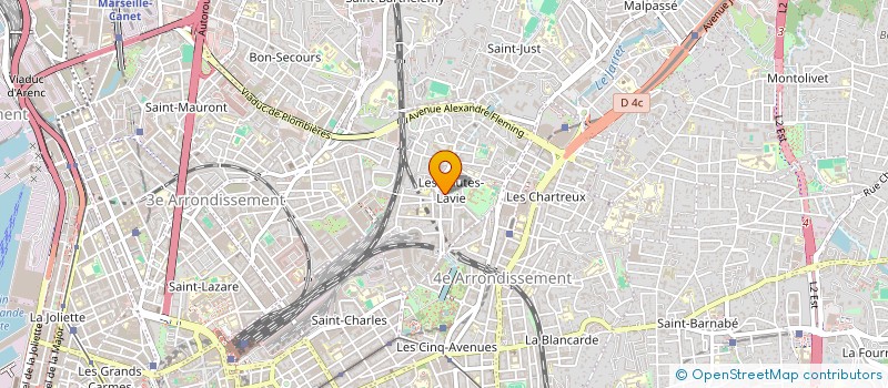 localisation de l'entreprise SCI BARRY ET BAYA à MARSEILLE