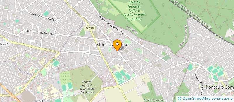 localisation de l'entreprise SCI BARRYD à LE PLESSIS-TREVISE