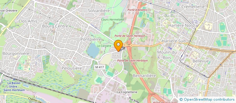 localisation de l'entreprise SCI BARS 2  SAINT-HERBLAIN