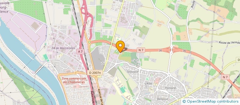 localisation de l'entreprise SCI BARSOUMIAN - KYOMGIAN  BOURG-LES-VALENCE