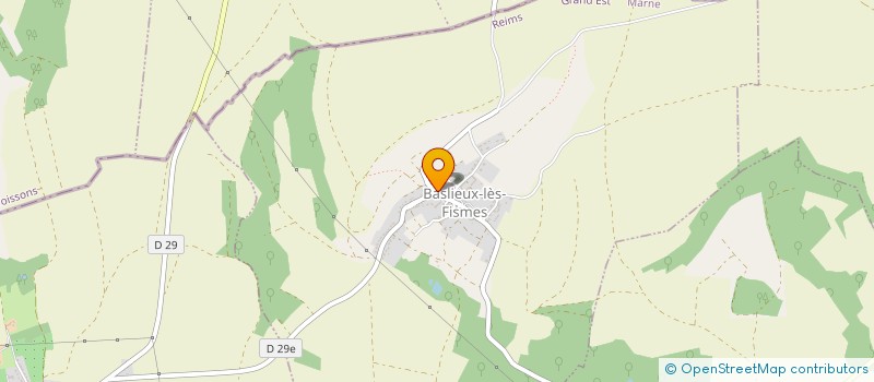 localisation de l'entreprise SCI BART  BASLIEUX-LES-FISMES