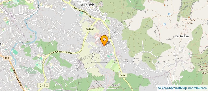 localisation de l'entreprise SCI BARTAVELLES  ALLAUCH