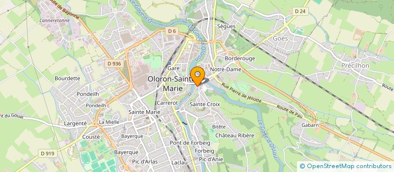 localisation de l'entreprise SCI BARTH  OLORON-SAINTE-MARIE