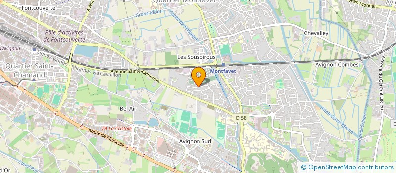 localisation de l'entreprise SCI BARTHELEMY 04  AVIGNON