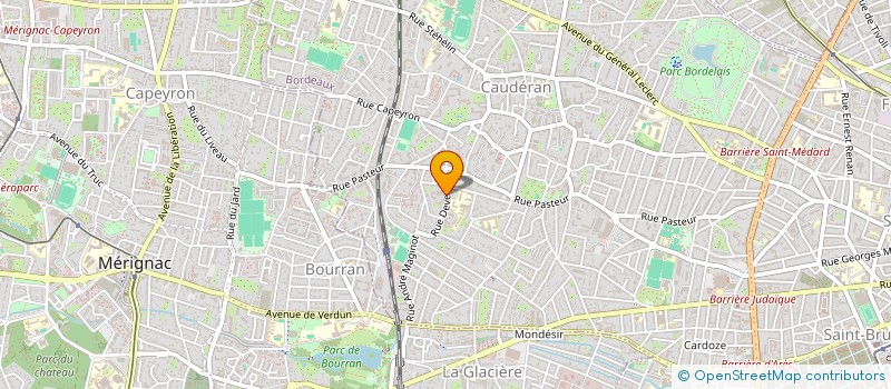 localisation de l'entreprise SCI BARTHELEMY  BORDEAUX