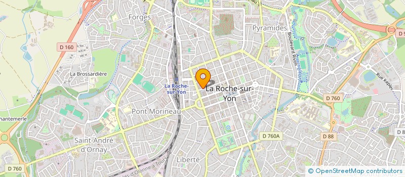 localisation de l'entreprise SCI BARTHELEMY à LA ROCHE-SUR-YON