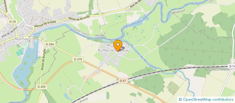 localisation de l'entreprise SCI BARTHELEMY  RUFFEY-LE-CHATEAU