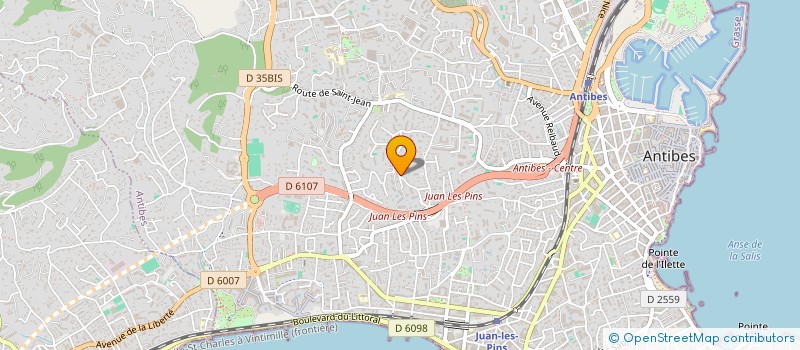 localisation de l'entreprise SCI BARTHELEMY à ANTIBES
