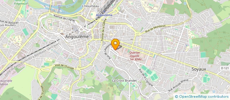 localisation de l'entreprise SCI BARTHELEMY à ANGOULEME