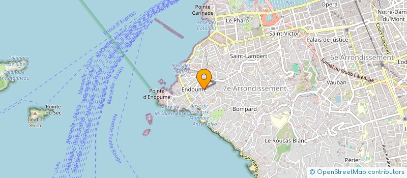 localisation de l'entreprise SCI BARTHELEMY 55A à MARSEILLE