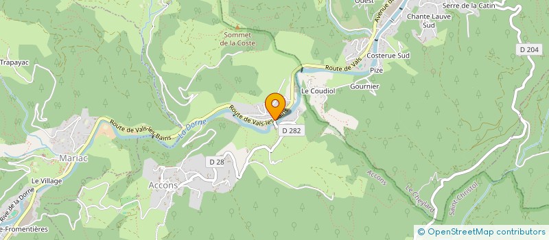 localisation de l'entreprise SCI BARTHELEMY BRONDINO  ACCONS