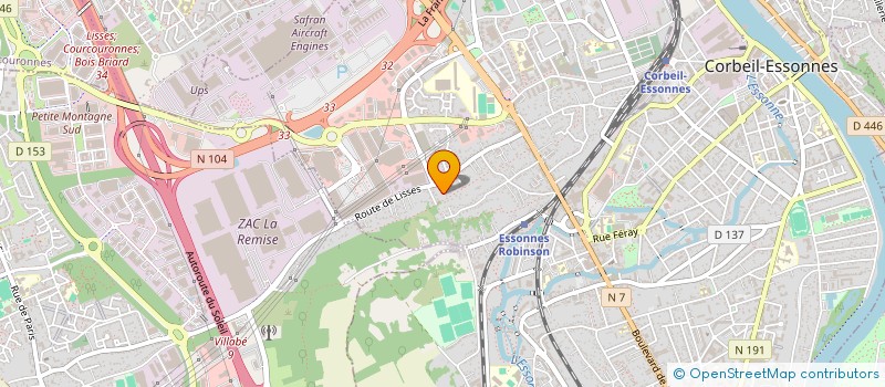 localisation de l'entreprise SCI BARTHELEMY DE LA PLACE TROISDORF à CORBEIL-ESSONNES