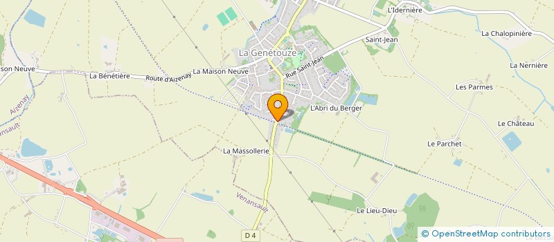 localisation de l'entreprise SCI BARTHELEMY ERIC  LA GENETOUZE