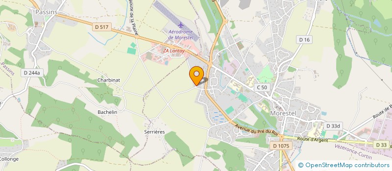 localisation de l'entreprise SCI BARTHELEMY LES OLIVIERS  MORESTEL