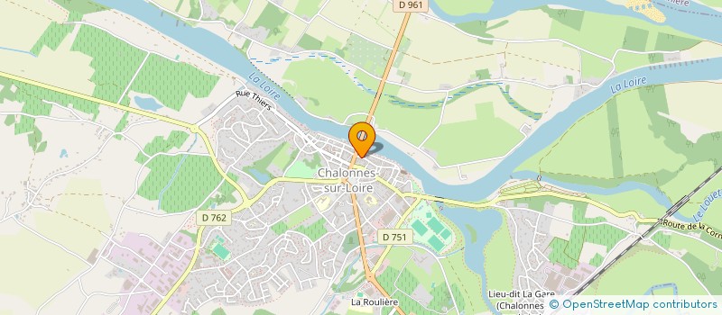 localisation de l'entreprise SCI BARTHELOIRE  CHALONNES-SUR-LOIRE