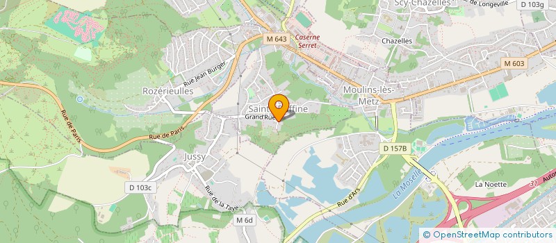 localisation de l'entreprise SCI BARTHIVRY  SAINTE-RUFFINE