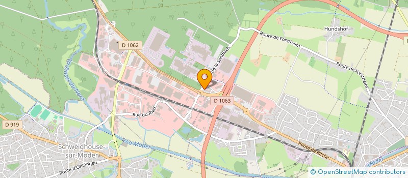 localisation de l'entreprise SCI BARTHOLDI  HAGUENAU