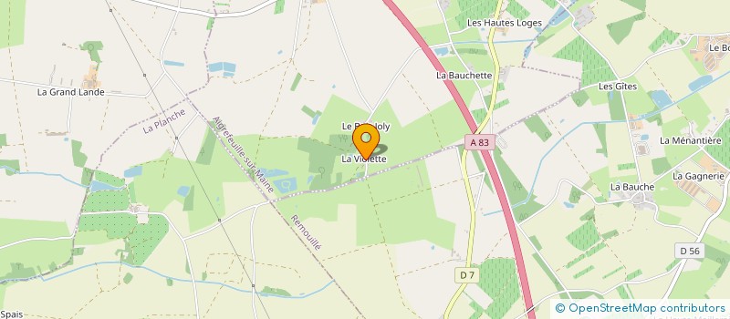 localisation de l'entreprise SCI BARTHON BMP  AIGREFEUILLE-SUR-MAINE