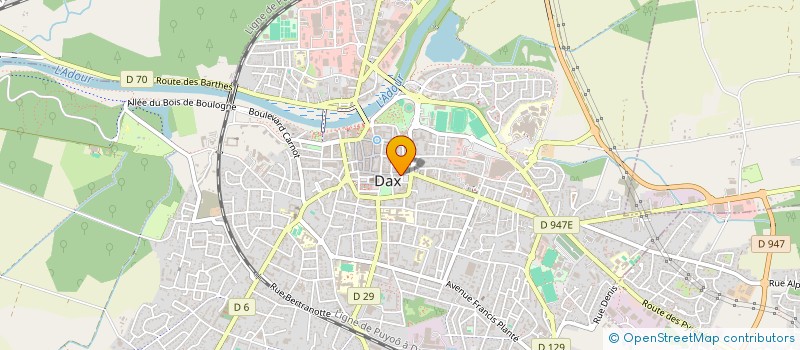 localisation de l'entreprise SCI BARTHOU à DAX