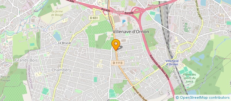 localisation de l'entreprise SCI BARTHOU  VILLENAVE-D'ORNON